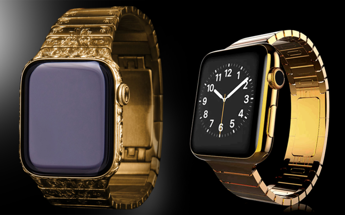 Gold-plated-Apple-watch