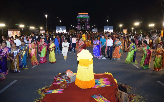 Bathukamma at India Gate