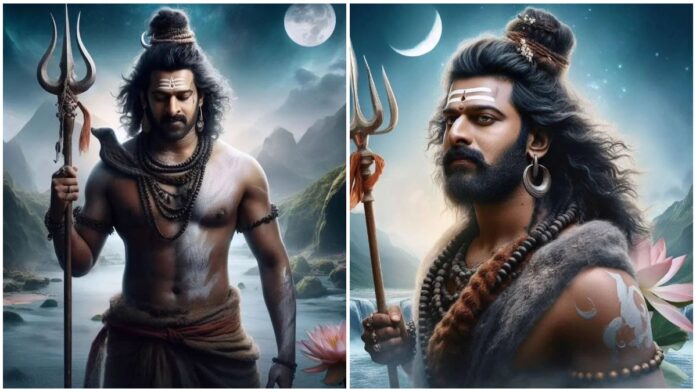 The latest viral update of Prabhas is his AI pics as Lord Shiva.