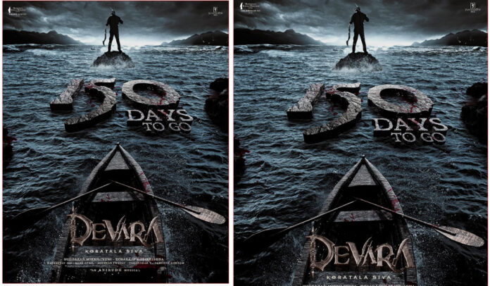Team Devara Unveils Exciting Poster - 150 Days to Go