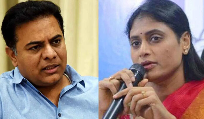 YS Sharmila Reddy Criticizes CM KCR and Minister KTR, Accusing Them of Neglecting Public Welfare