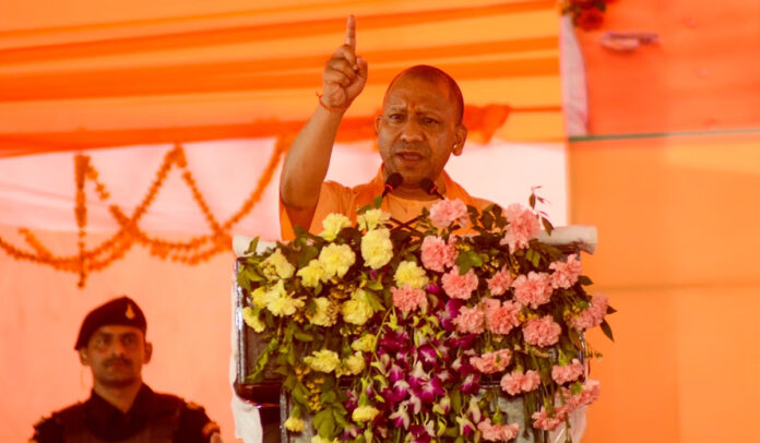 UP CM Yogi Adityanath Advocate for BJP in Kagaznagar, Criticizes Muslim Reservation and Opponents.