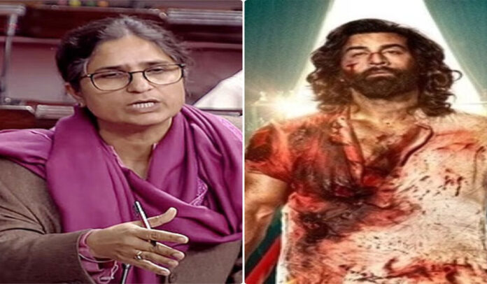 Congress MP Ranjeet Ranjan Criticizes 'Animal' for Promoting Violence and Misogyny