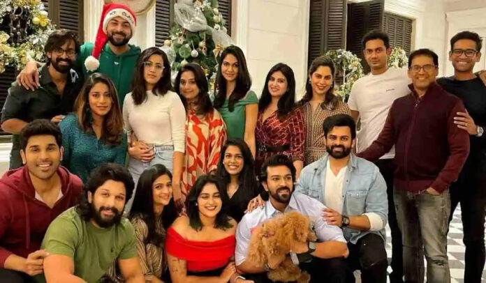 Tollywood’s Mega Family Celebrates Christmas with a Star-Studded Gathering