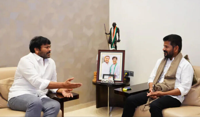 Chiranjeevi Engages with Telangana CM Revanth Reddy in Hyderabad Meeting