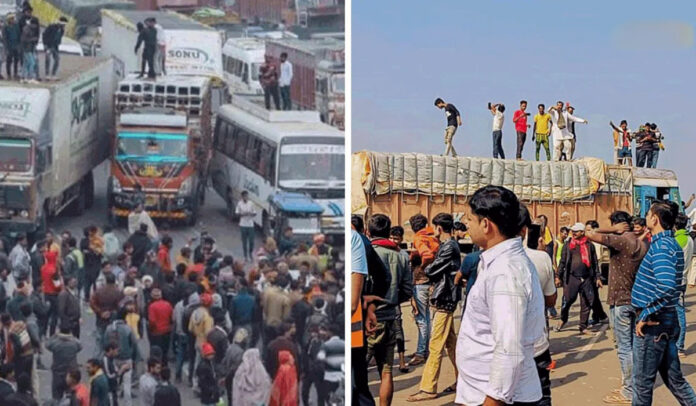 National Protests by Truck Drivers in India Against New Hit-and-Run Law