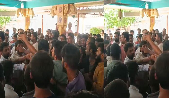 Temple Management Entrusted to Janasena Protesting